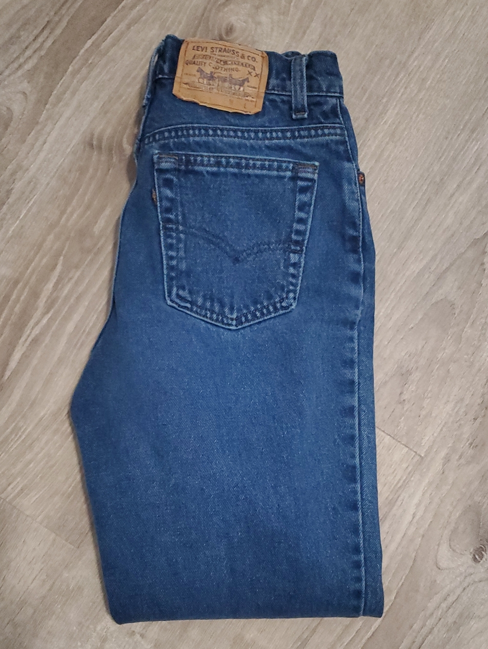 VTG 90s Levi’s 512 High Rise Tapered Mom Jeans Made in USA — Size 9 S (Fits ~26-